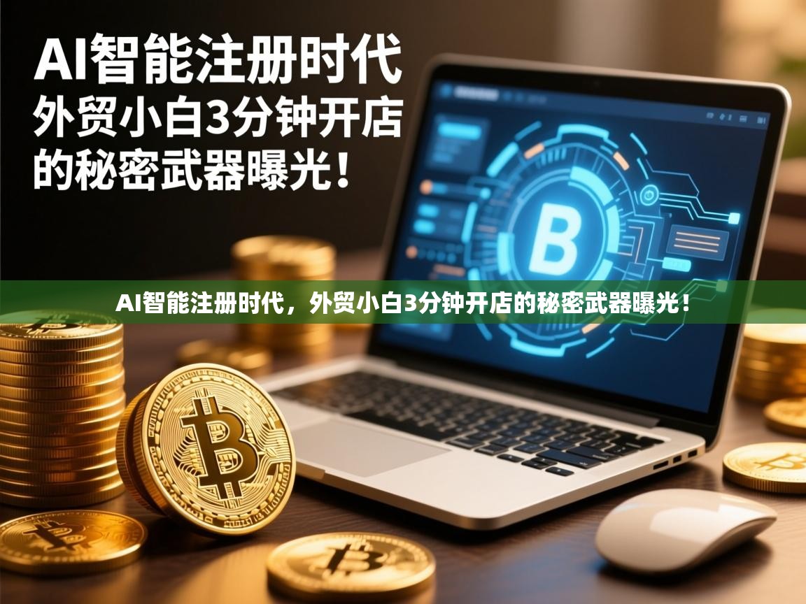 AI智能注册时代，外贸小白3分钟开店的秘密武器曝光！