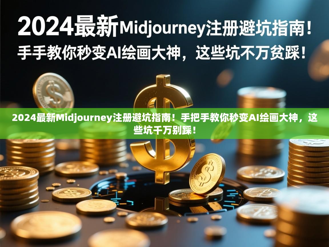 2024最新Midjourney注册避坑指南！手把手教你秒变AI绘画大神，这些坑千万别踩！