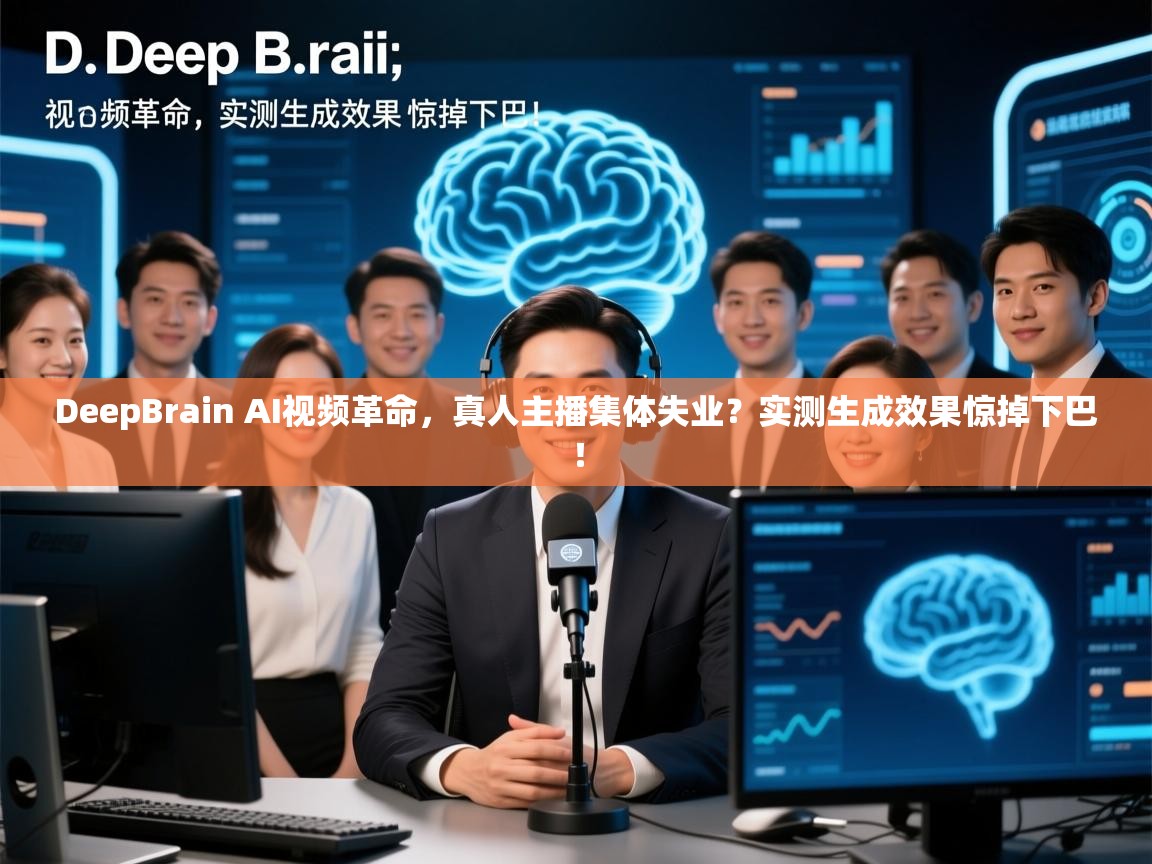 DeepBrain AI视频革命，真人主播集体失业？实测生成效果惊掉下巴！