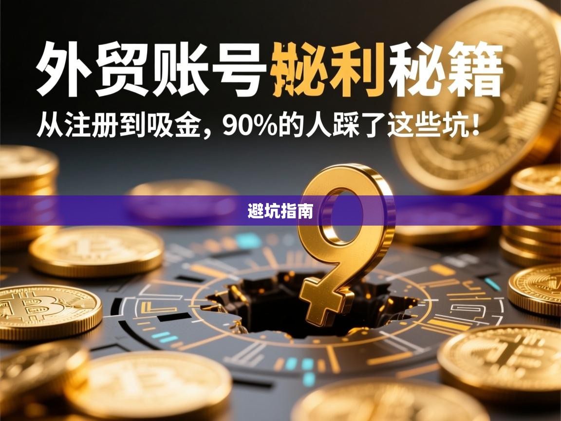外贸账号暴利秘籍，从注册到吸金，90%的人踩了这些坑！
