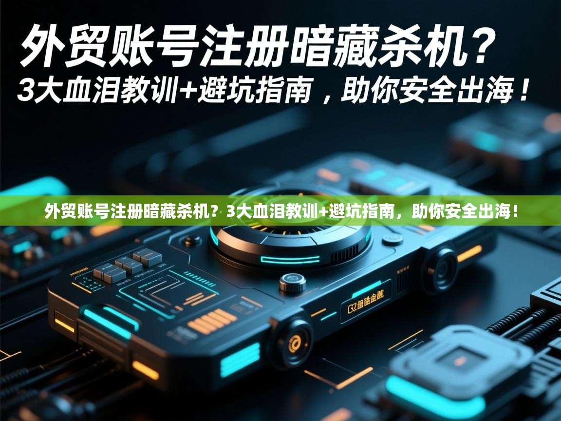 外贸账号注册暗藏杀机？3大血泪教训+避坑指南，助你安全出海！