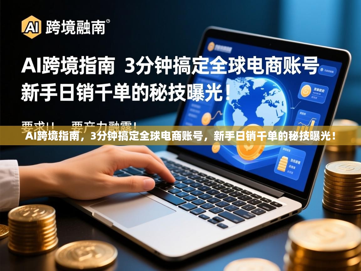 AI跨境指南，3分钟搞定全球电商账号，新手日销千单的秘技曝光！