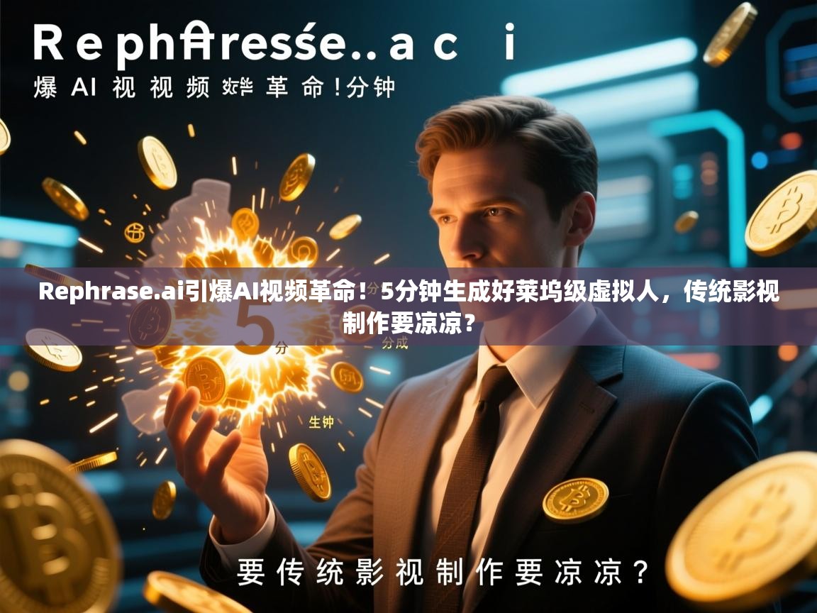 Rephrase.ai引爆AI视频革命！5分钟生成好莱坞级虚拟人，传统影视制作要凉凉？