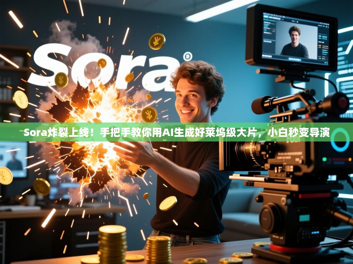 Sora炸裂上线！手把手教你用AI生成好莱坞级大片，小白秒变导演