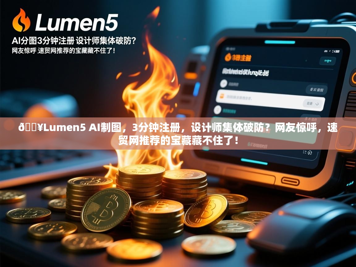 🔥Lumen5 AI制图，3分钟注册，设计师集体破防？网友惊呼，速贸网推荐的宝藏藏不住了！