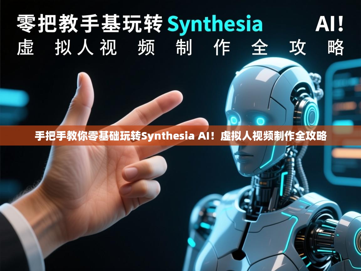 手把手教你零基础玩转Synthesia AI！虚拟人视频制作全攻略