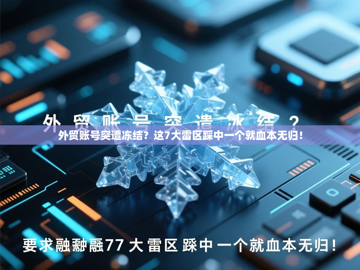 外贸账号突遭冻结？这7大雷区踩中一个就血本无归！