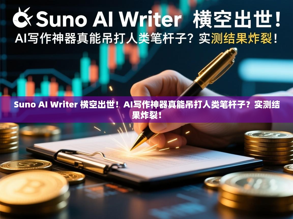 Suno AI Writer 横空出世！AI写作神器真能吊打人类笔杆子？实测结果炸裂！