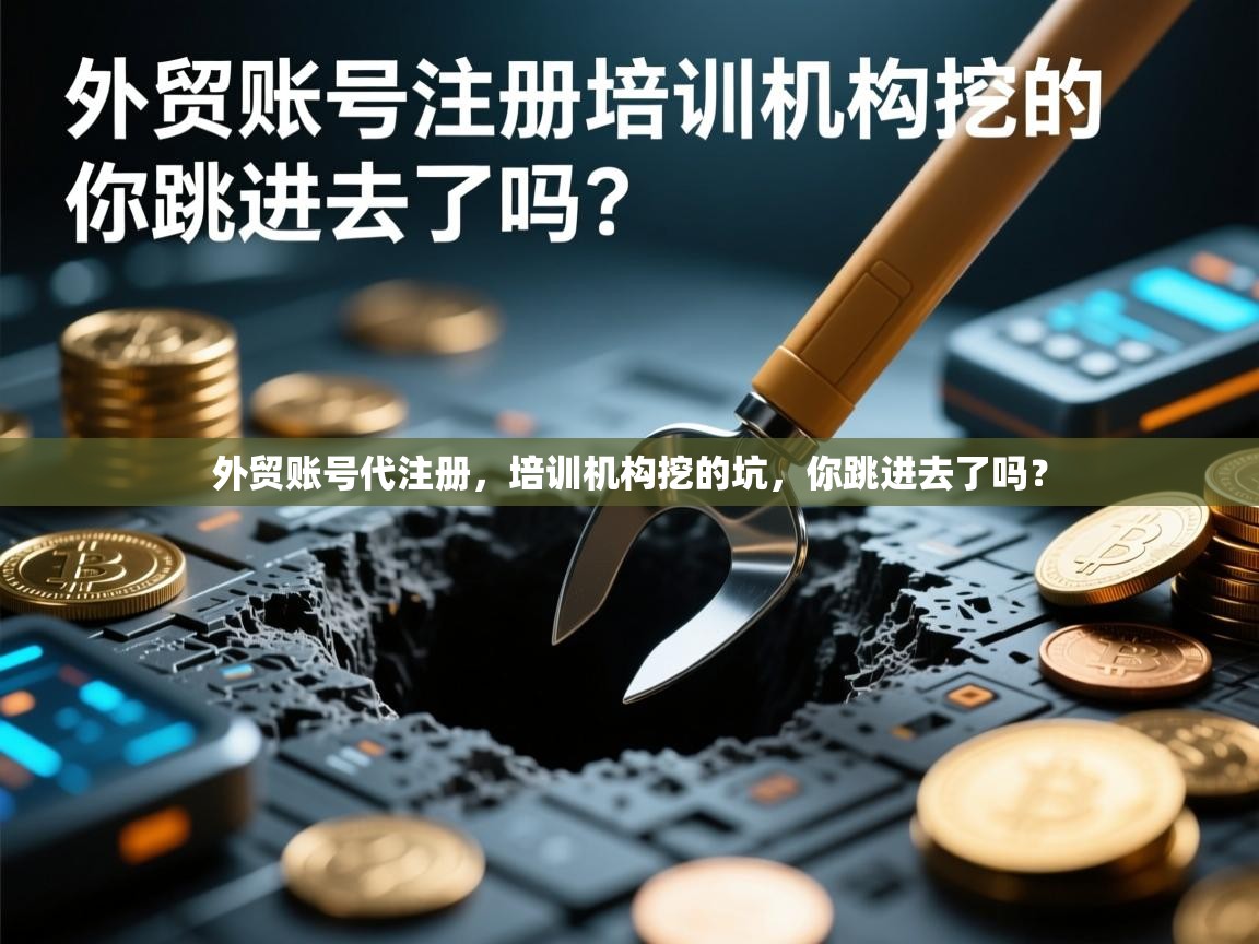 外贸账号代注册，培训机构挖的坑，你跳进去了吗？