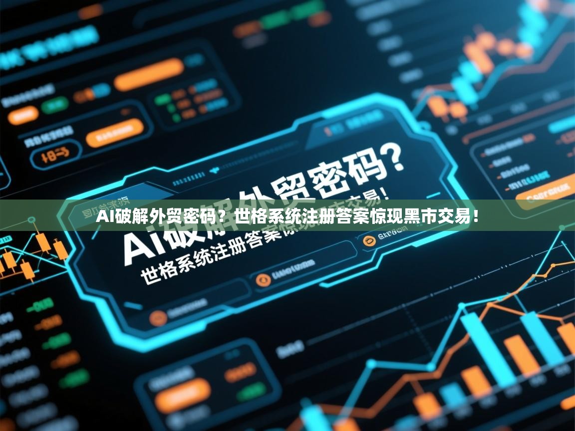 AI破解外贸密码？世格系统注册答案惊现黑市交易！