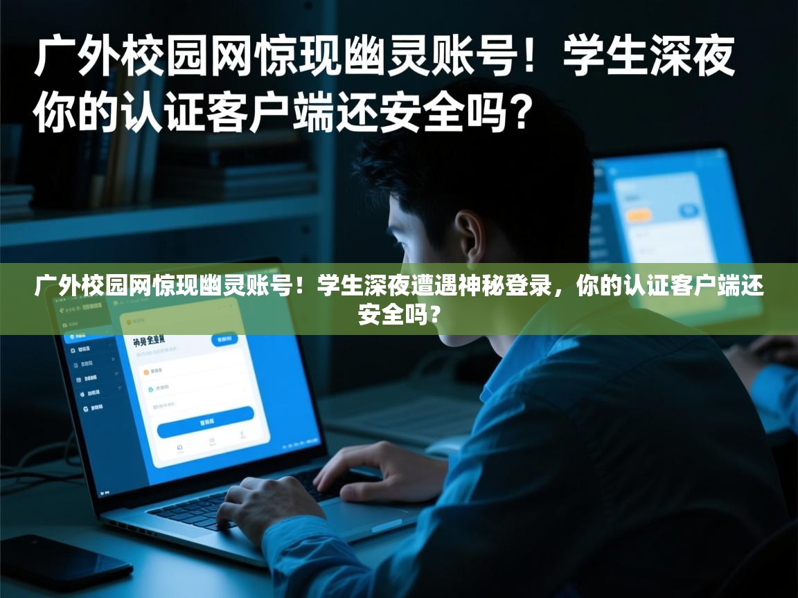 广外校园网惊现幽灵账号！学生深夜遭遇神秘登录，你的认证客户端还安全吗？