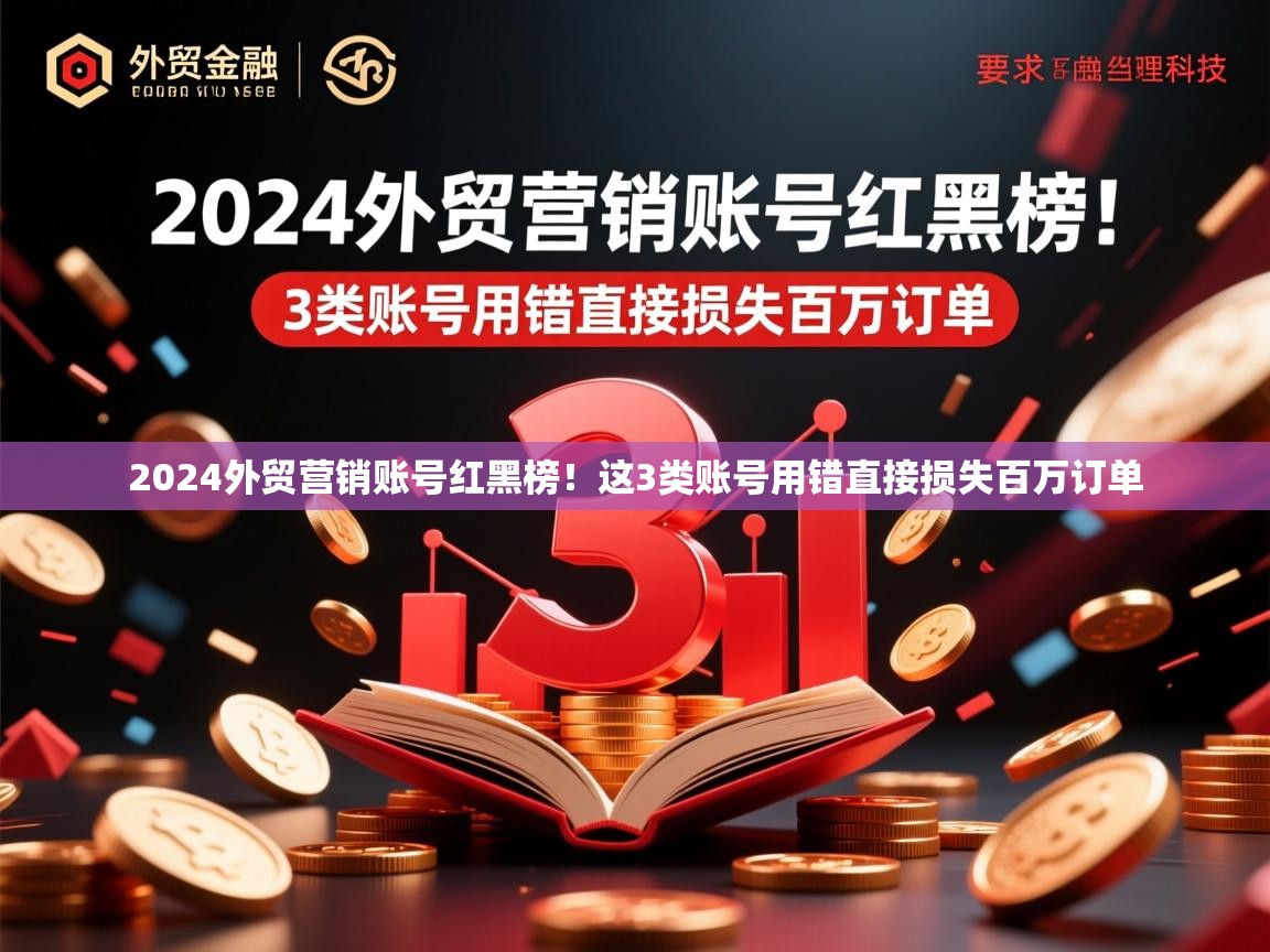 2024外贸营销账号红黑榜！这3类账号用错直接损失百万订单