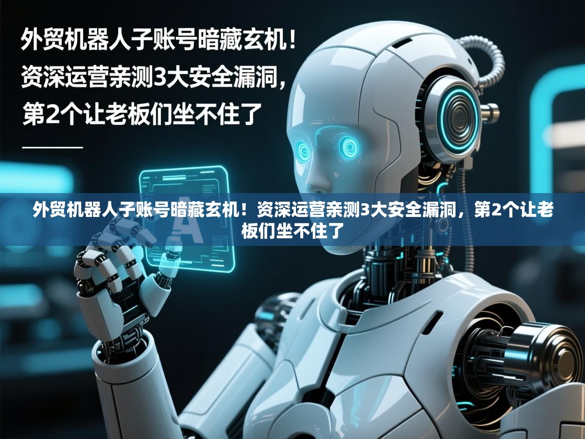 外贸机器人子账号暗藏玄机！资深运营亲测3大安全漏洞，第2个让老板们坐不住了