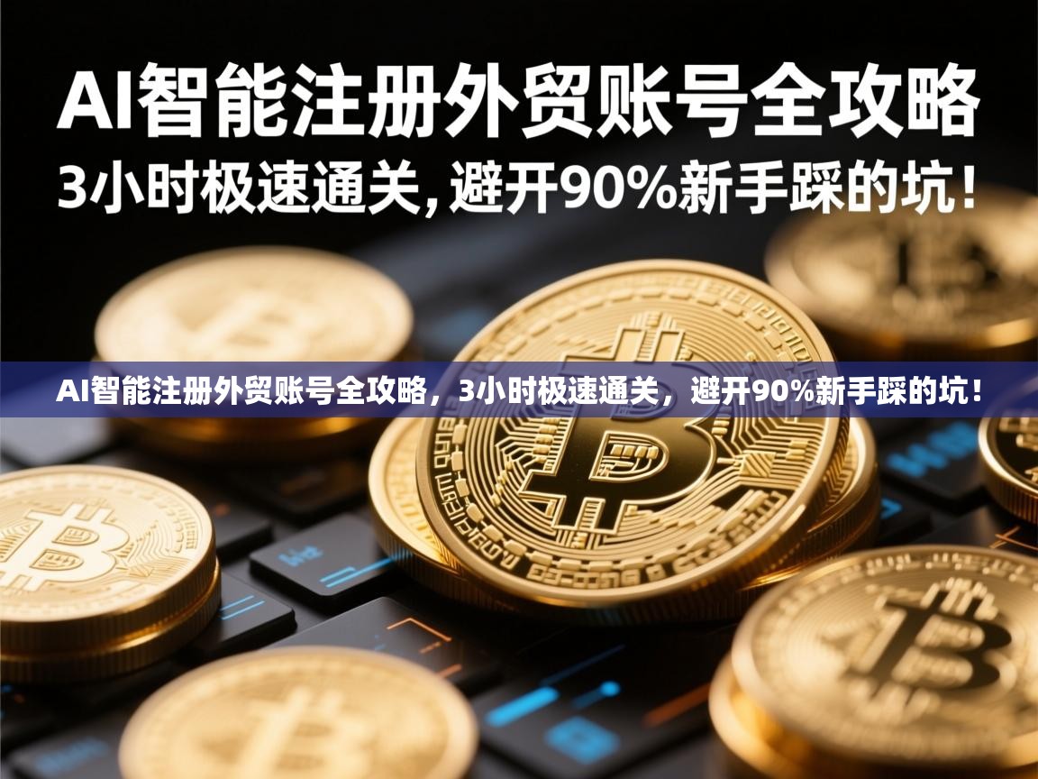 AI智能注册外贸账号全攻略，3小时极速通关，避开90%新手踩的坑！