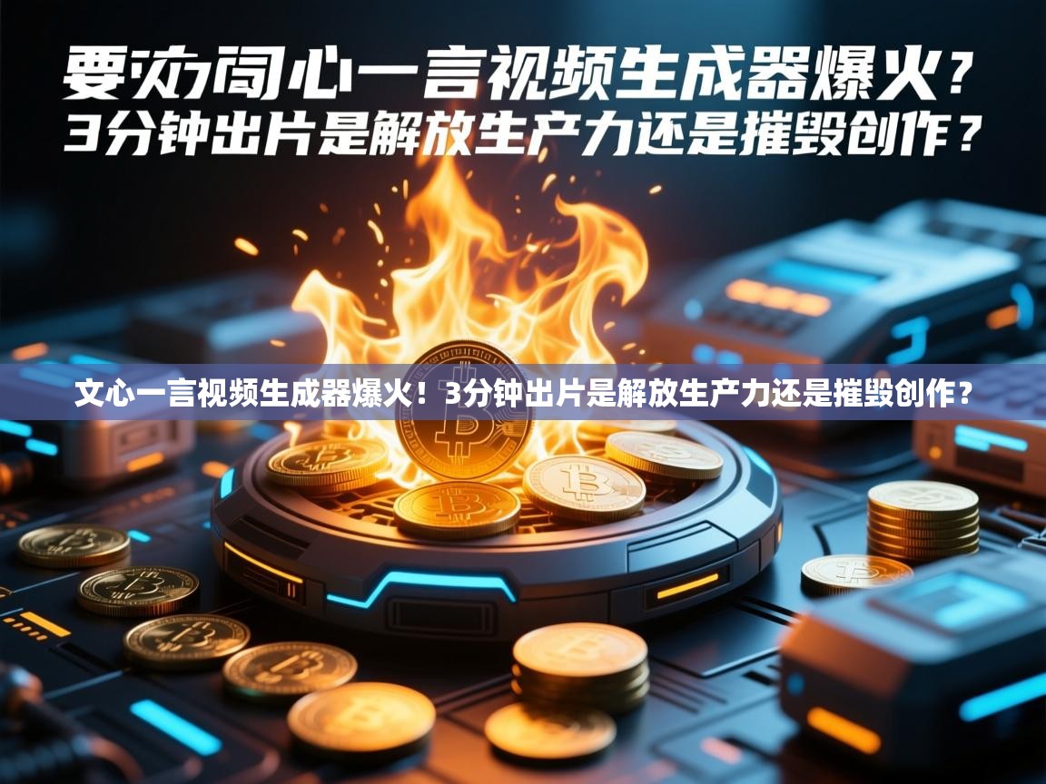文心一言视频生成器爆火！3分钟出片是解放生产力还是摧毁创作？