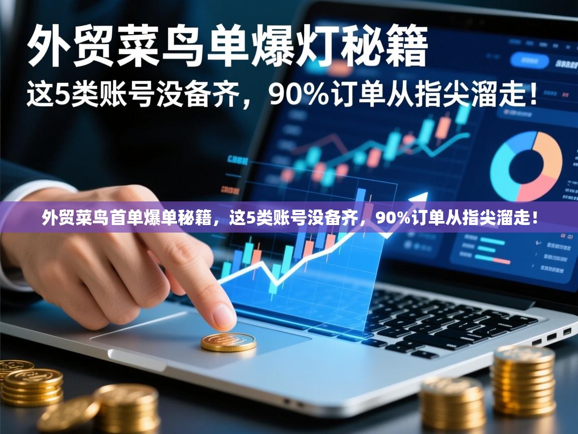 外贸菜鸟首单爆单秘籍，这5类账号没备齐，90%订单从指尖溜走！