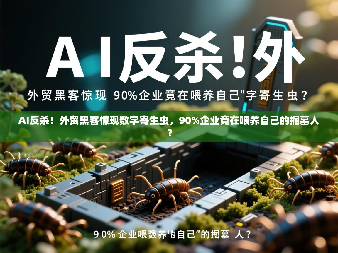 AI反杀！外贸黑客惊现数字寄生虫，90%企业竟在喂养自己的掘墓人？