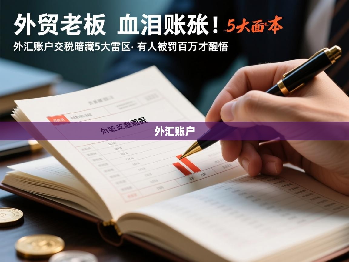 外贸老板的血泪账本！外汇账户交税暗藏5大雷区，有人被罚百万才醒悟