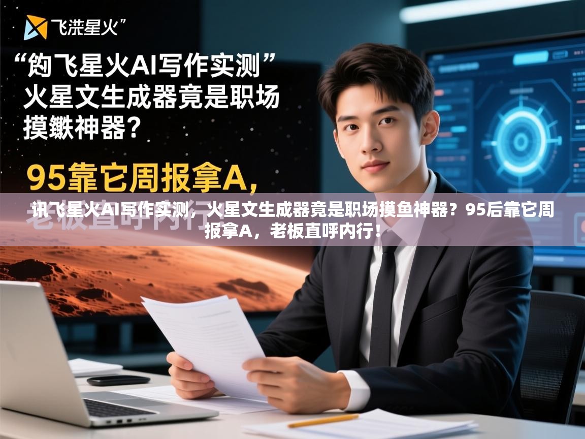 讯飞星火AI写作实测，火星文生成器竟是职场摸鱼神器？95后靠它周报拿A，老板直呼内行！