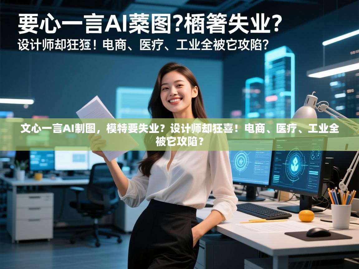 文心一言AI制图，模特要失业？设计师却狂喜！电商、医疗、工业全被它攻陷？