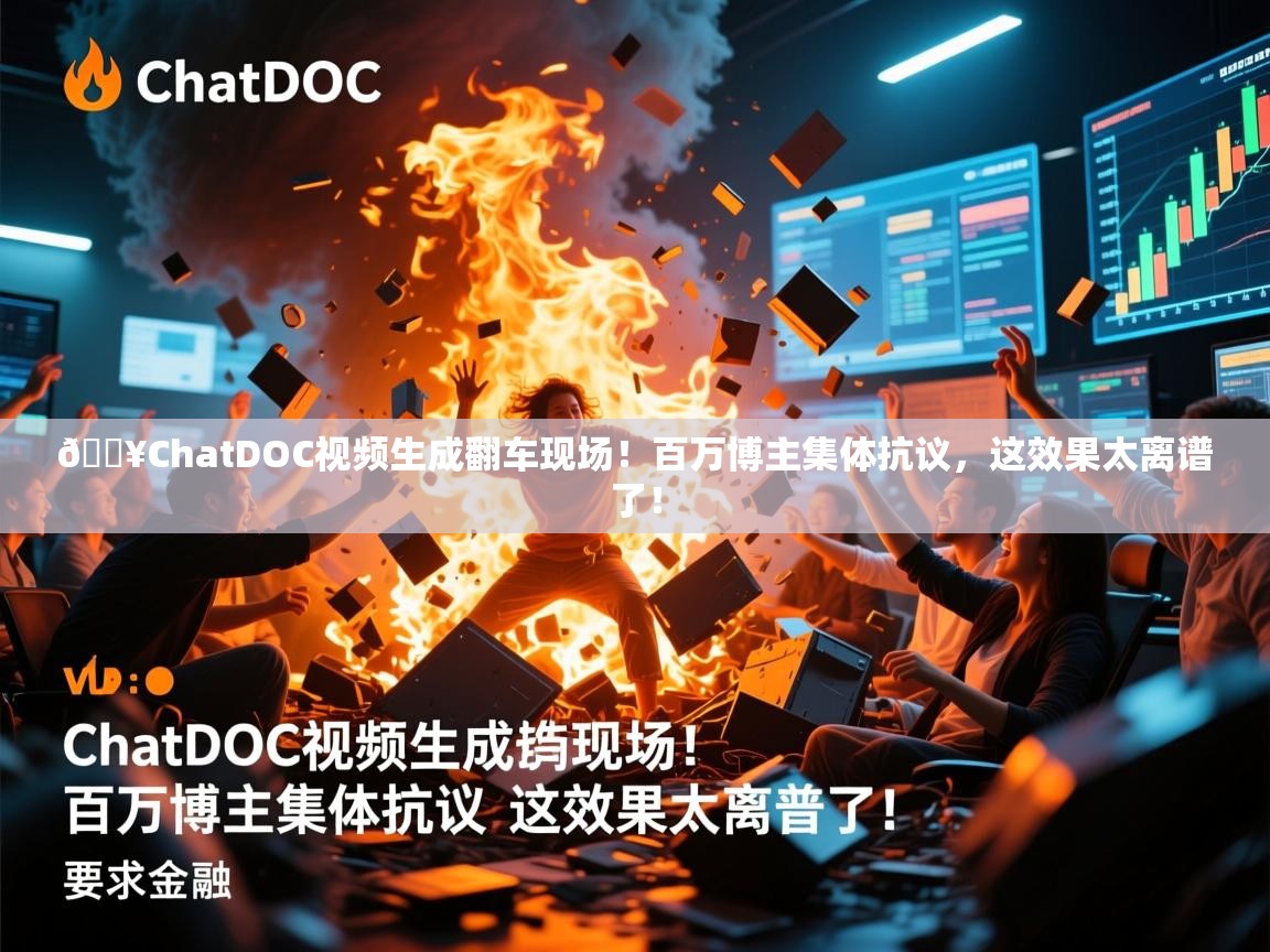 🔥ChatDOC视频生成翻车现场！百万博主集体抗议，这效果太离谱了！
