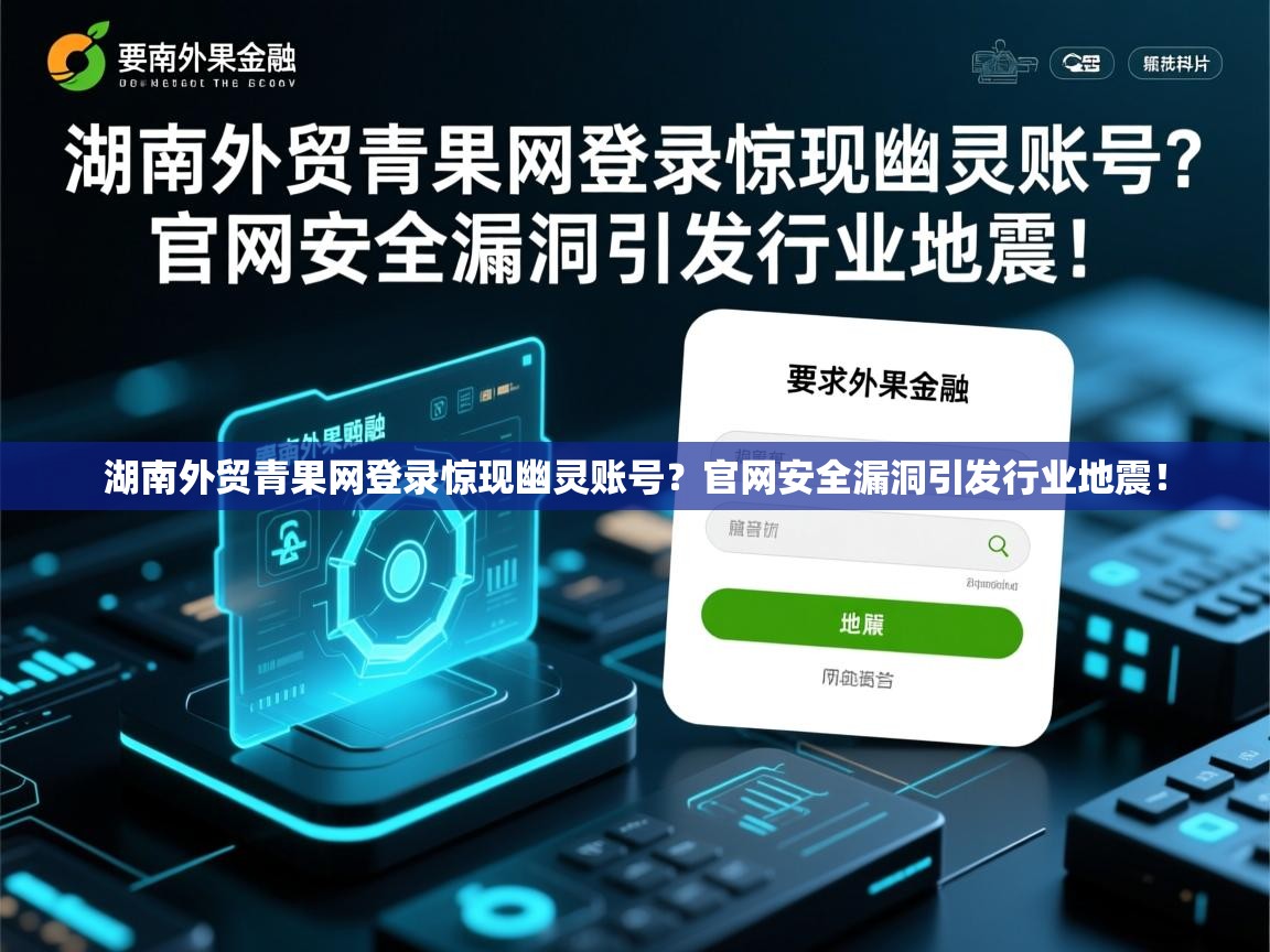 湖南外贸青果网登录惊现幽灵账号？官网安全漏洞引发行业地震！