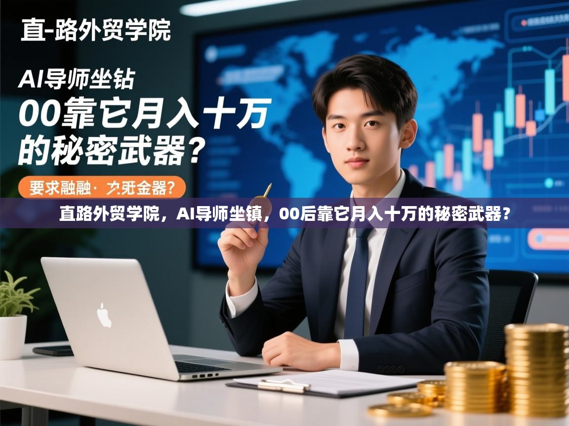 直路外贸学院，AI导师坐镇，00后靠它月入十万的秘密武器？