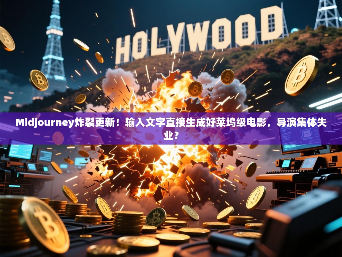 Midjourney炸裂更新！输入文字直接生成好莱坞级电影，导演集体失业？