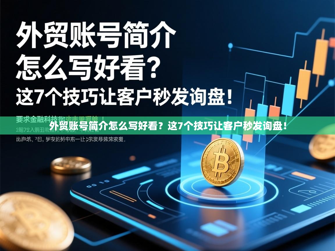 外贸账号简介怎么写好看？这7个技巧让客户秒发询盘！