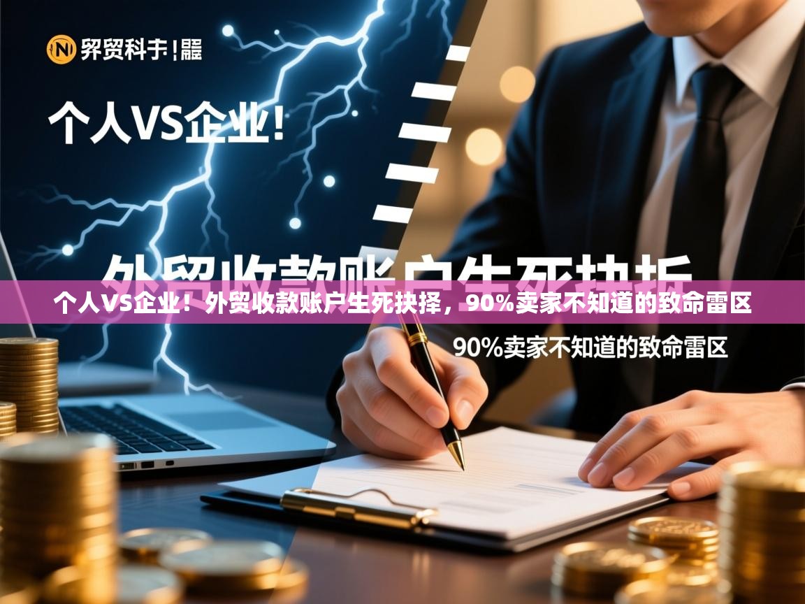 个人VS企业！外贸收款账户生死抉择，90%卖家不知道的致命雷区
