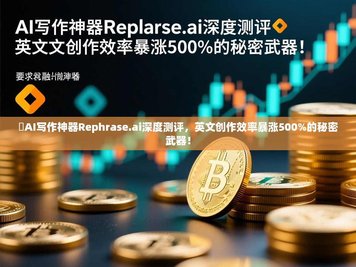 ✍AI写作神器Rephrase.ai深度测评，英文创作效率暴涨500%的秘密武器！