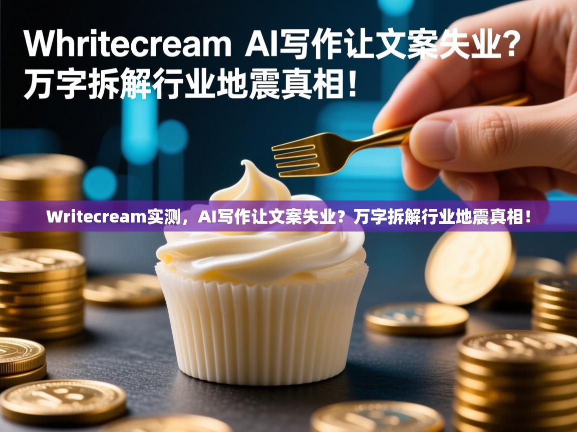 Writecream实测，AI写作让文案失业？万字拆解行业地震真相！