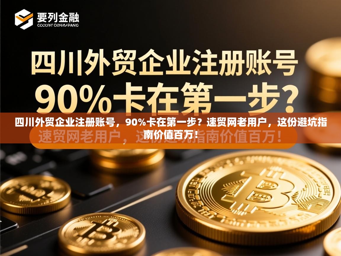 四川外贸企业注册账号，90%卡在第一步？速贸网老用户，这份避坑指南价值百万！