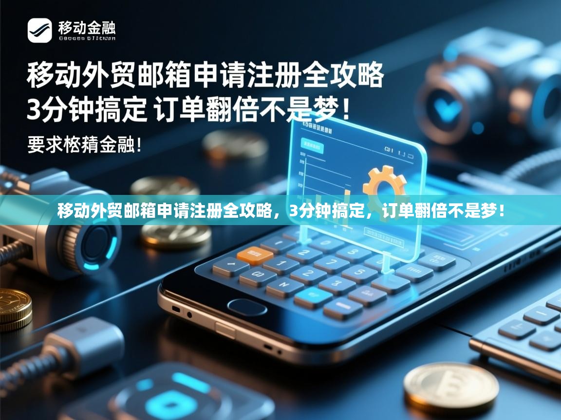 移动外贸邮箱申请注册全攻略，3分钟搞定，订单翻倍不是梦！