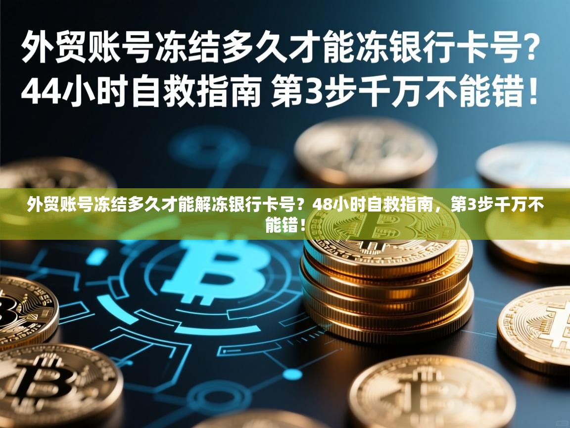 外贸账号冻结多久才能解冻银行卡号？48小时自救指南，第3步千万不能错！