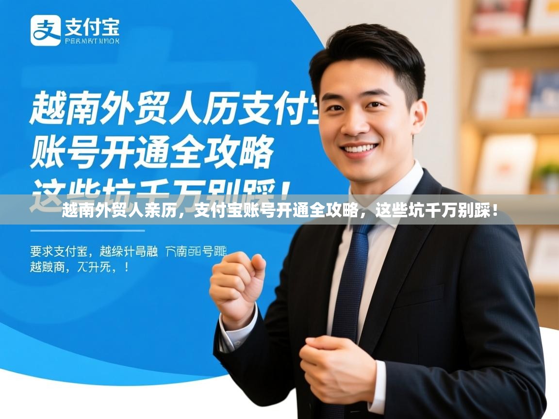 越南外贸人亲历，支付宝账号开通全攻略，这些坑千万别踩！