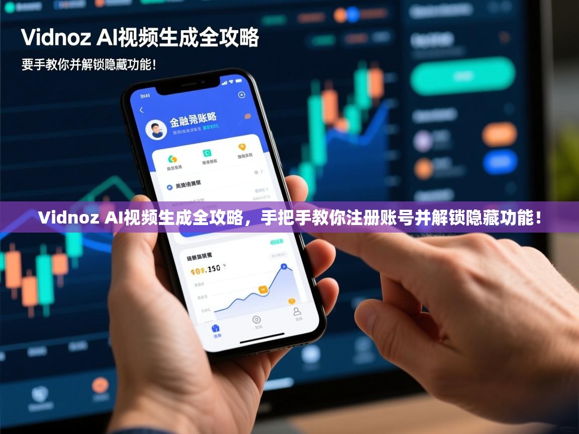 Vidnoz AI视频生成全攻略，手把手教你注册账号并解锁隐藏功能！