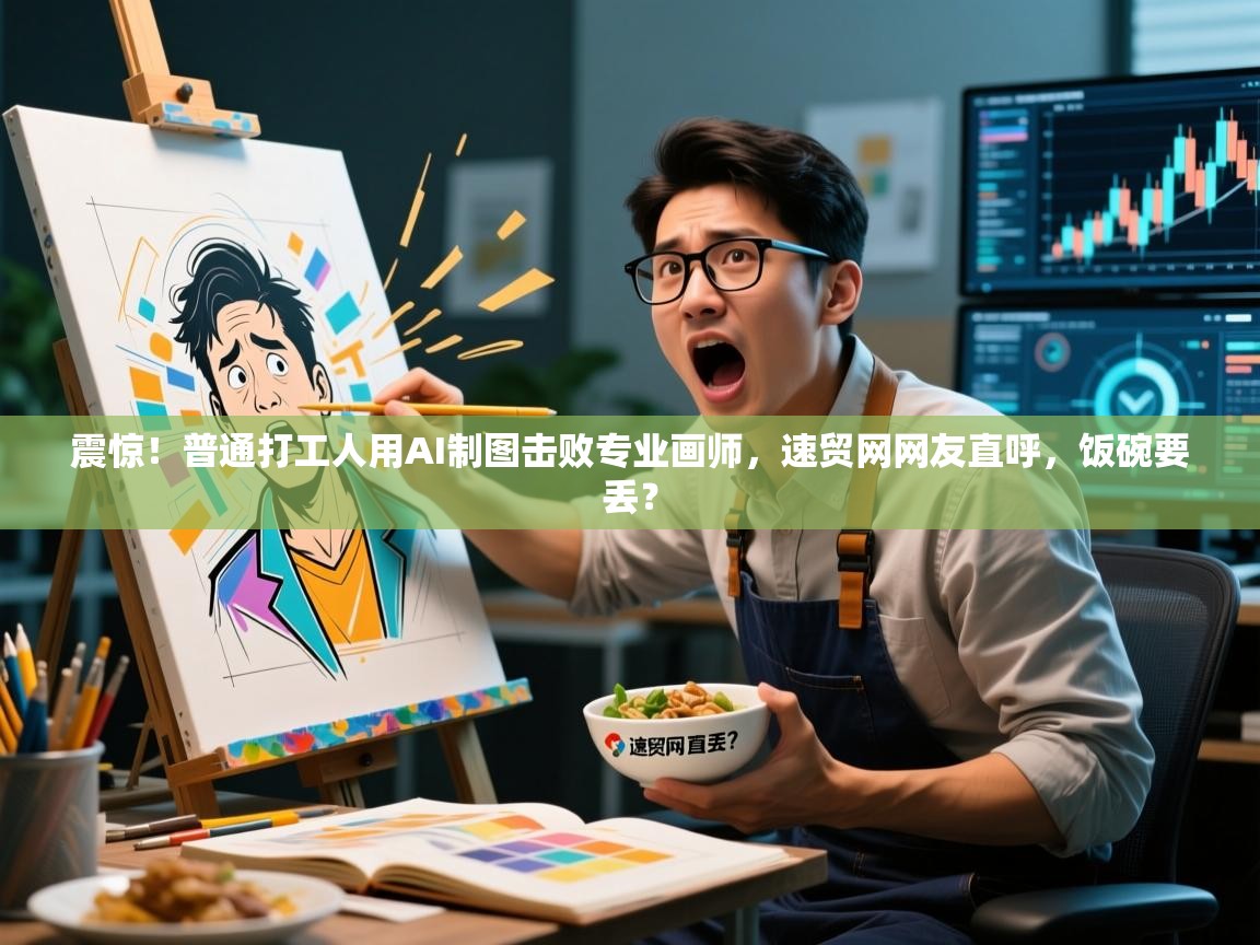 震惊！普通打工人用AI制图击败专业画师，速贸网网友直呼，饭碗要丢？