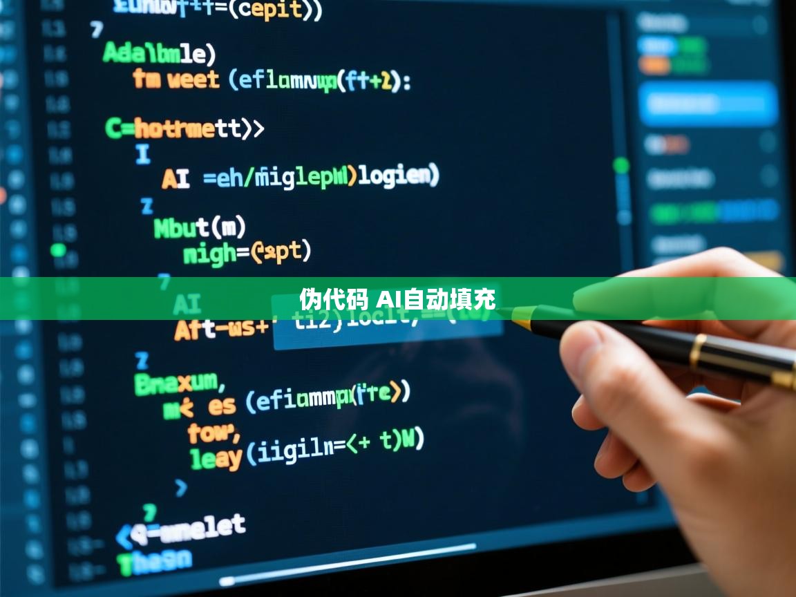 伪代码展示AI自动填充逻辑