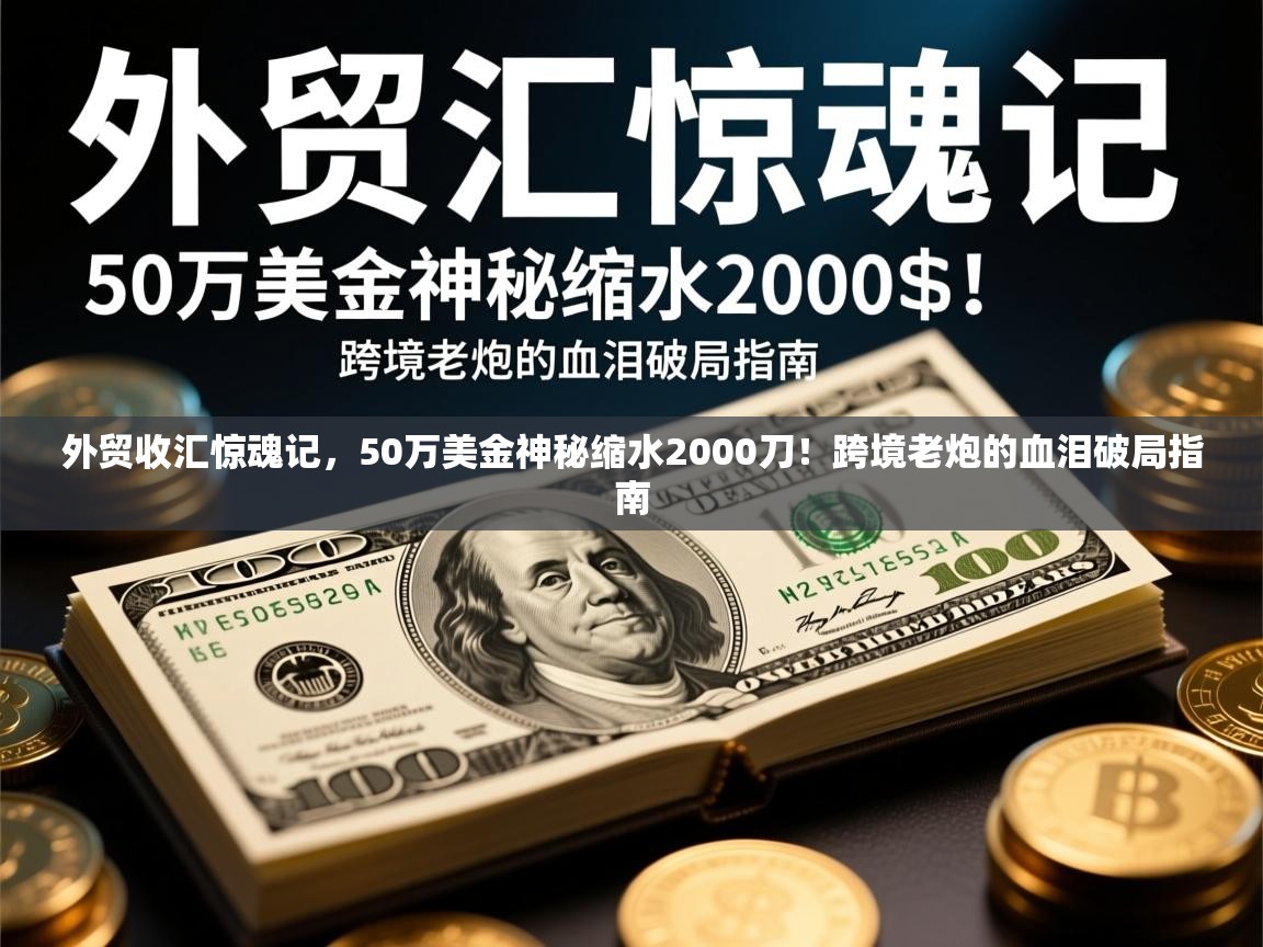 外贸收汇惊魂记，50万美金神秘缩水2000刀！跨境老炮的血泪破局指南