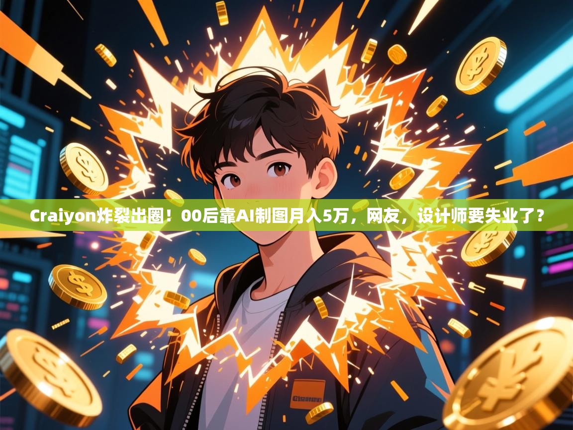 Craiyon炸裂出圈！00后靠AI制图月入5万，网友，设计师要失业了？