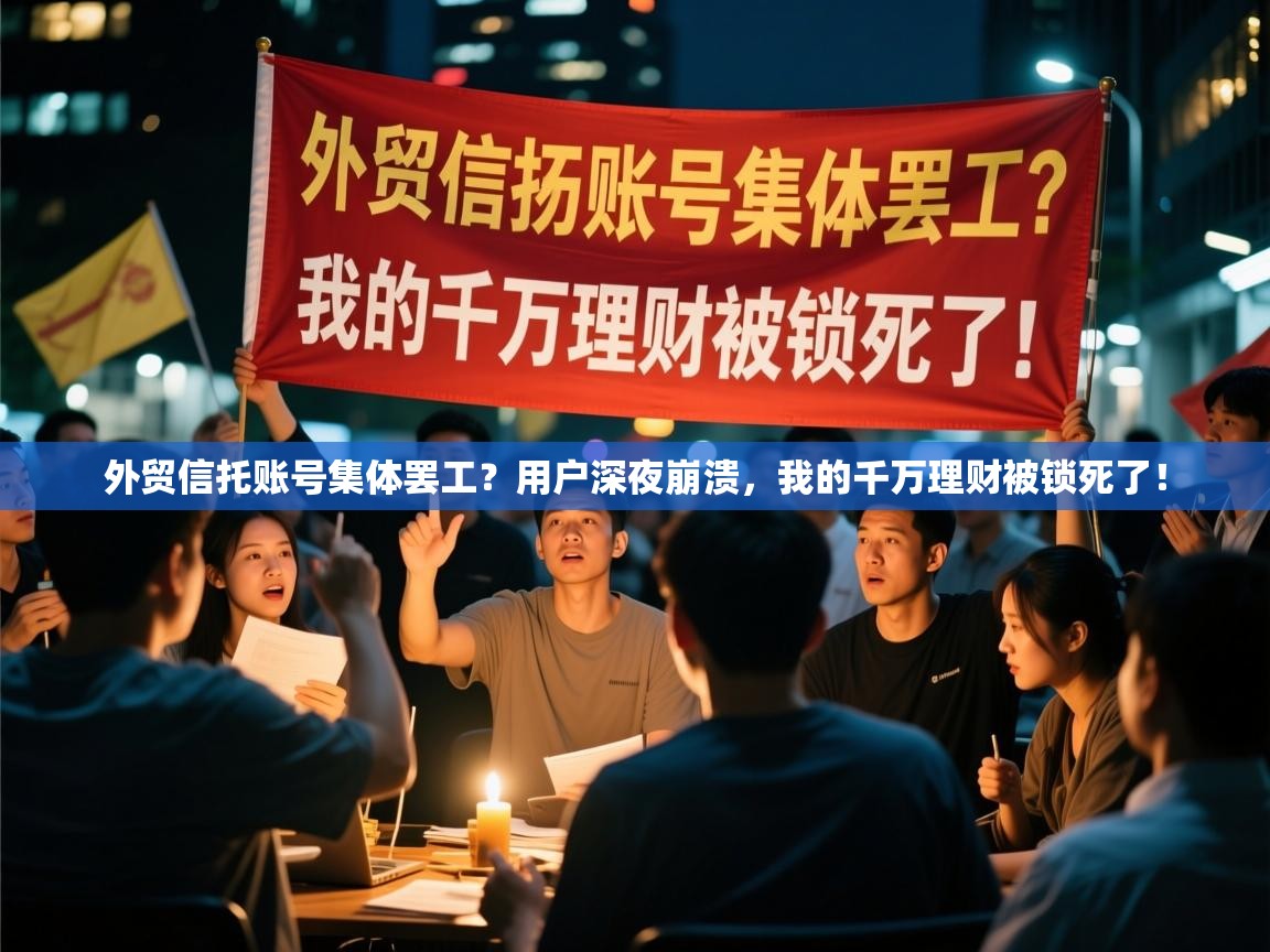 外贸信托账号集体罢工？用户深夜崩溃，我的千万理财被锁死了！