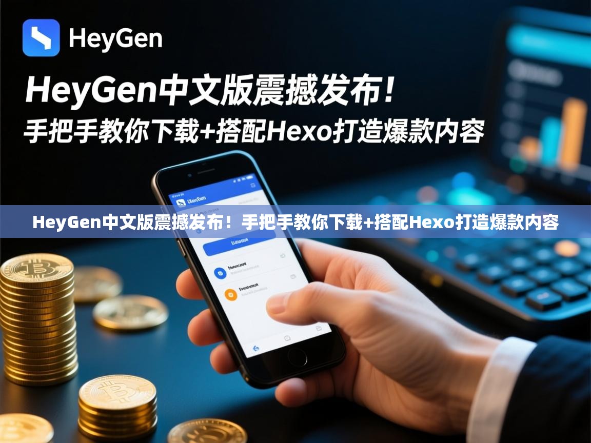 HeyGen中文版震撼发布！手把手教你下载+搭配Hexo打造爆款内容