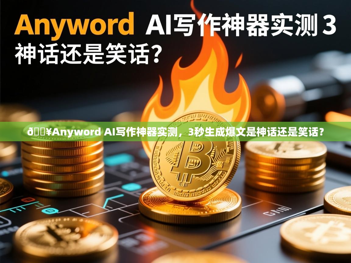 🔥Anyword AI写作神器实测，3秒生成爆文是神话还是笑话？