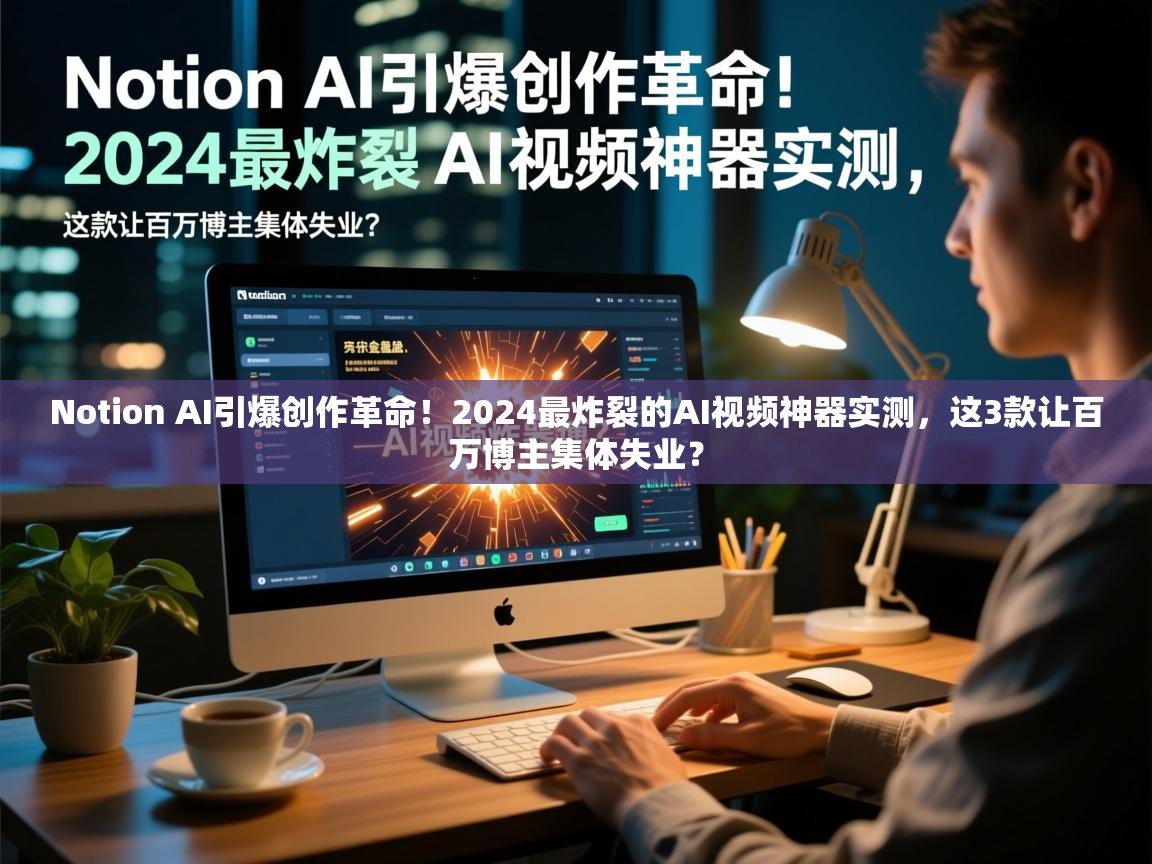 Notion AI引爆创作革命！2024最炸裂的AI视频神器实测，这3款让百万博主集体失业？