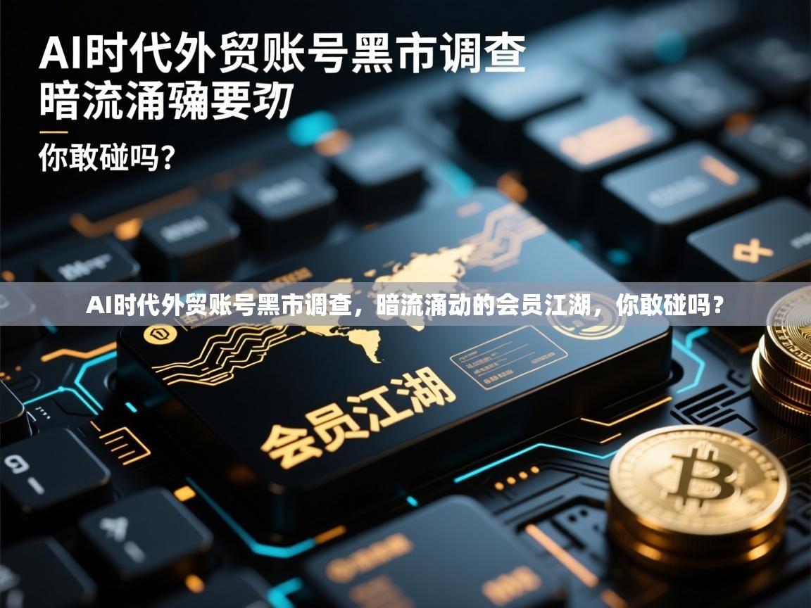 AI时代外贸账号黑市调查，暗流涌动的会员江湖，你敢碰吗？