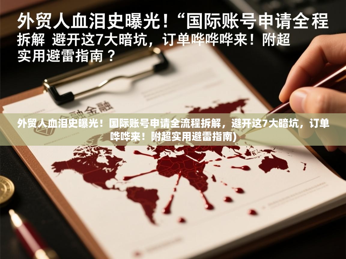 外贸人血泪史曝光！国际账号申请全流程拆解，避开这7大暗坑，订单哗哗来！附超实用避雷指南)