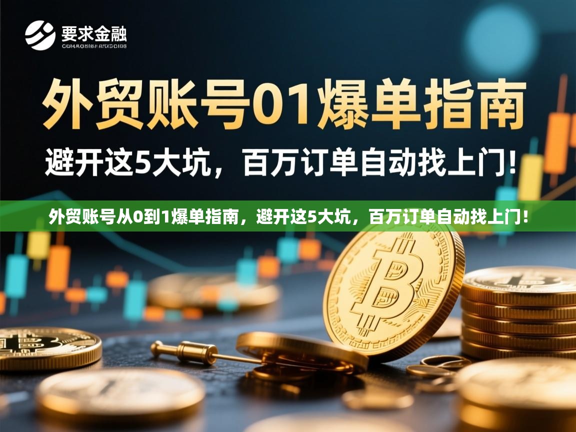 外贸账号从0到1爆单指南，避开这5大坑，百万订单自动找上门！