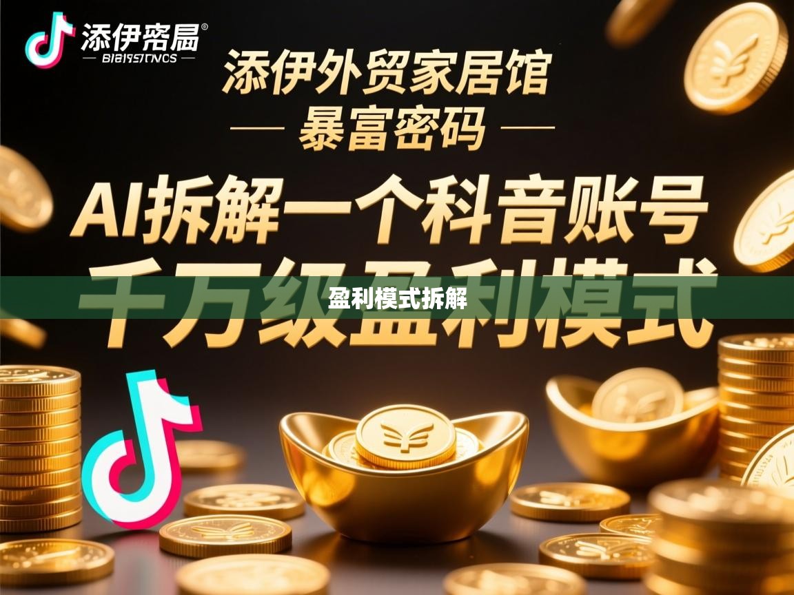 添伊外贸家居馆暴富密码，AI拆解一个抖音账号的千万级盈利模式