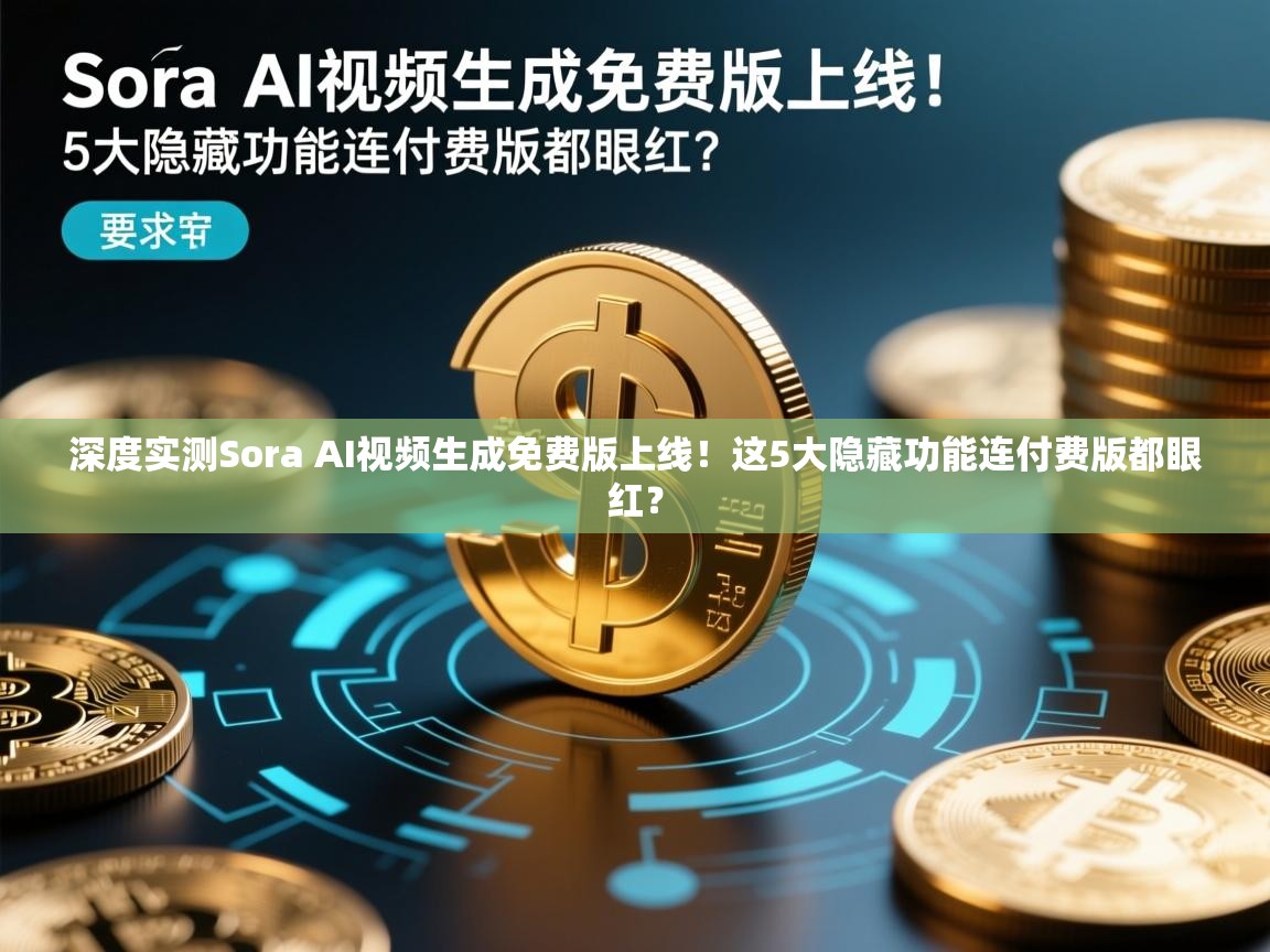 深度实测Sora AI视频生成免费版上线！这5大隐藏功能连付费版都眼红？
